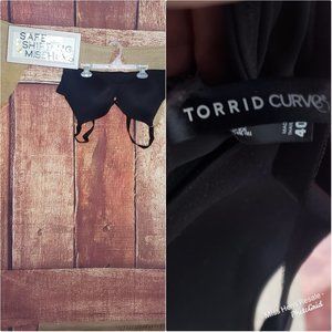 LIKE NEW TORRID BLACK CURVE SMOOTH BRA
